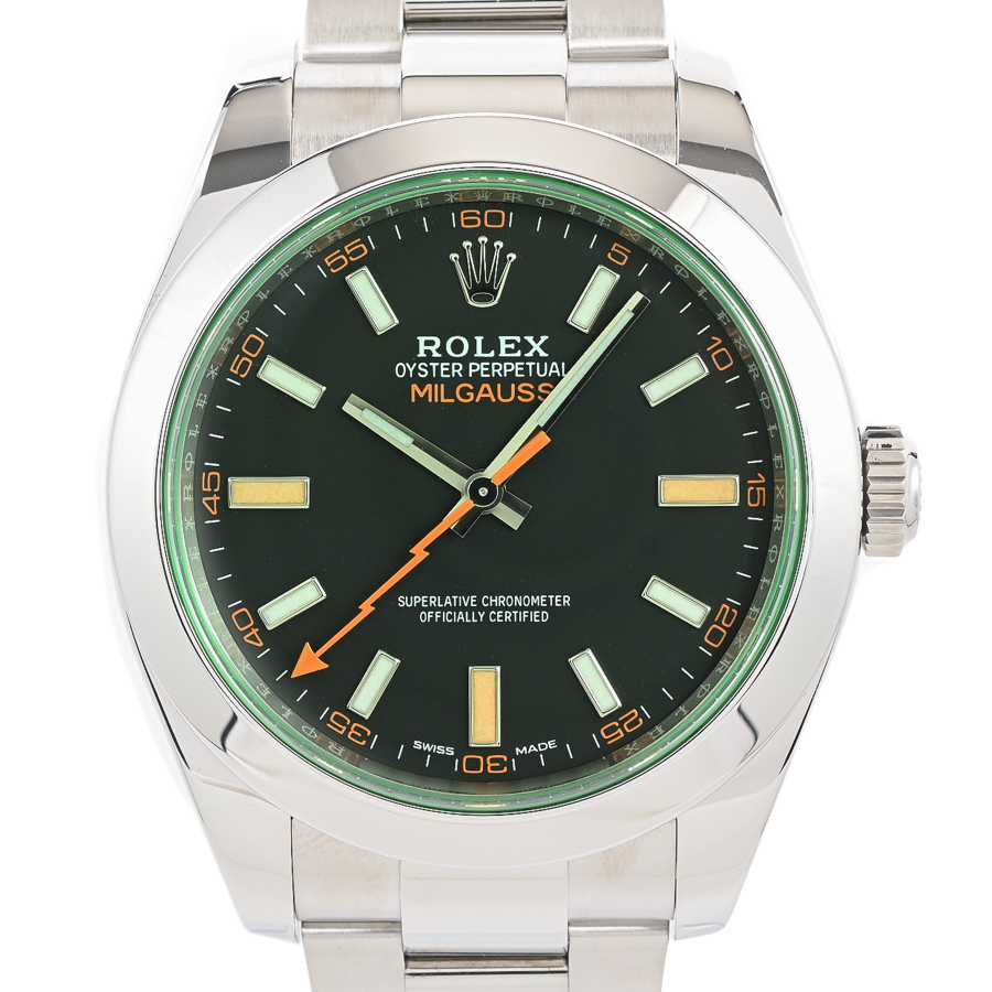 【中古A品】  ロレックス ミルガウス  116400GV ステンレス 新宿歌舞伎町店