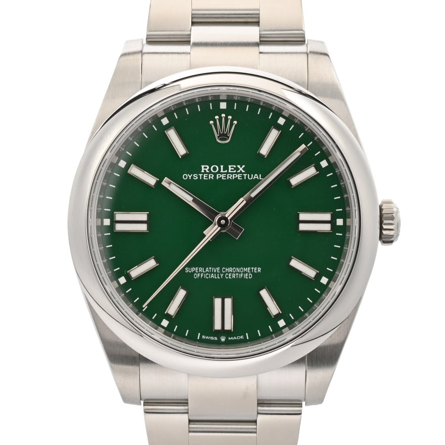 【中古A品】  ロレックス オイスターパーペチュアル41  124300 ステンレス 銀座