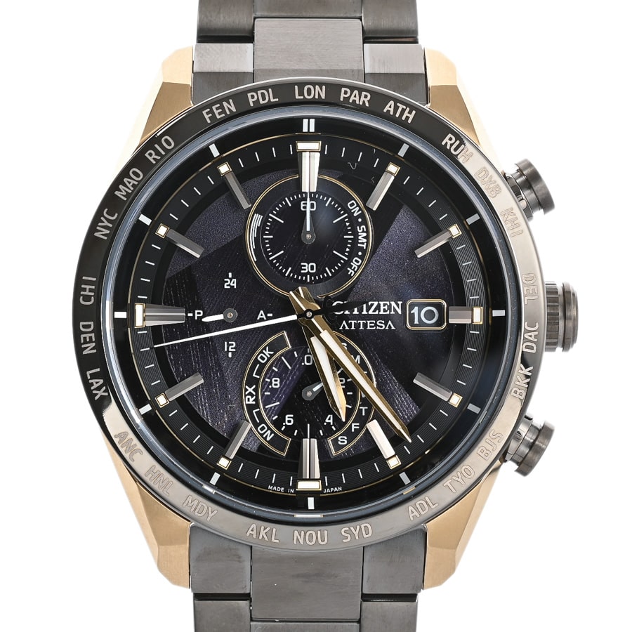 【未使用品】  シチズン アテッサ  AT8384-58E チタン(PVD) SHIBUYA