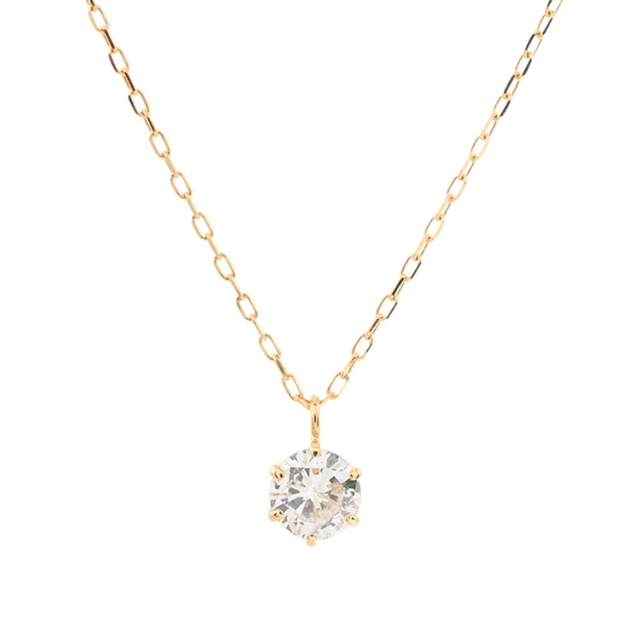 【中古A品】  ノンブランドジュエリー ダイヤ ネックレス   K18YG SHIBUYA