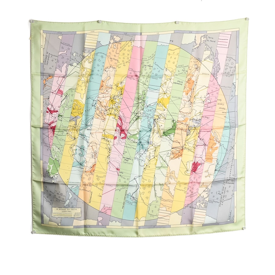 【中古A品】  エルメス カレ90   シルク 元町本店