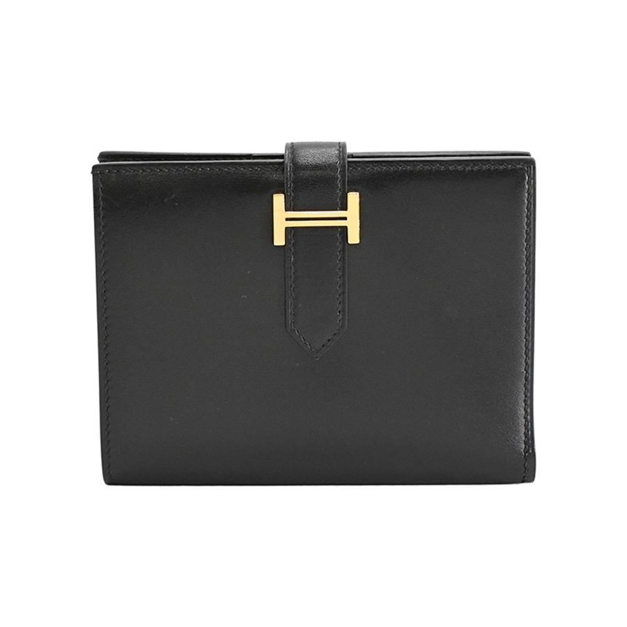 【中古AB品】  エルメス ベアンコンパクト   ボックスカーフ 横浜関内店