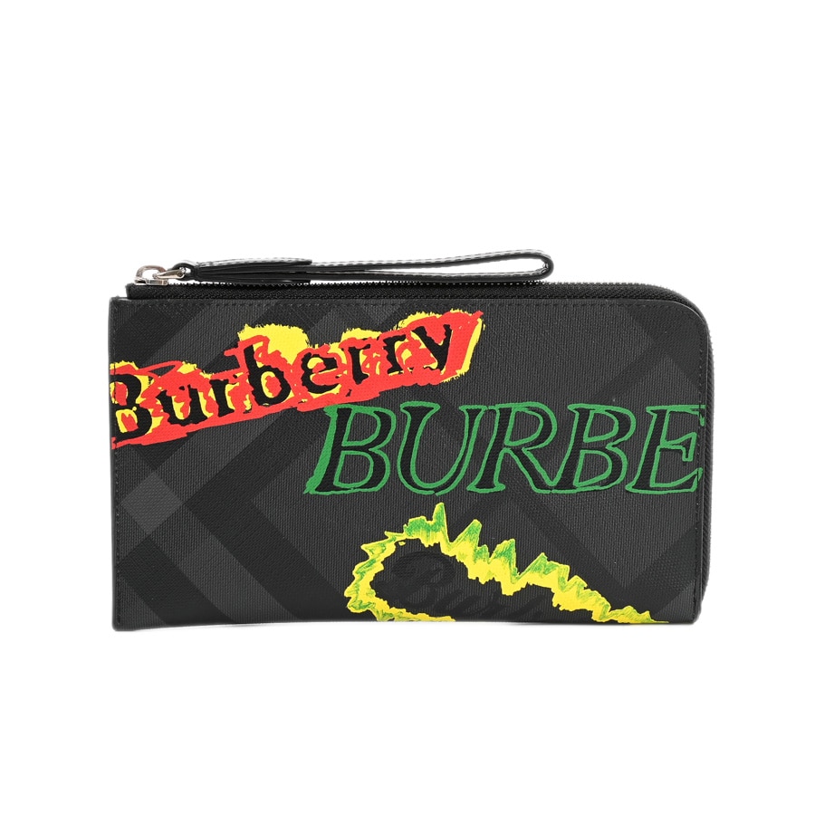 【中古A品】  バーバリー ジップウォレット   PVC 横浜関内店