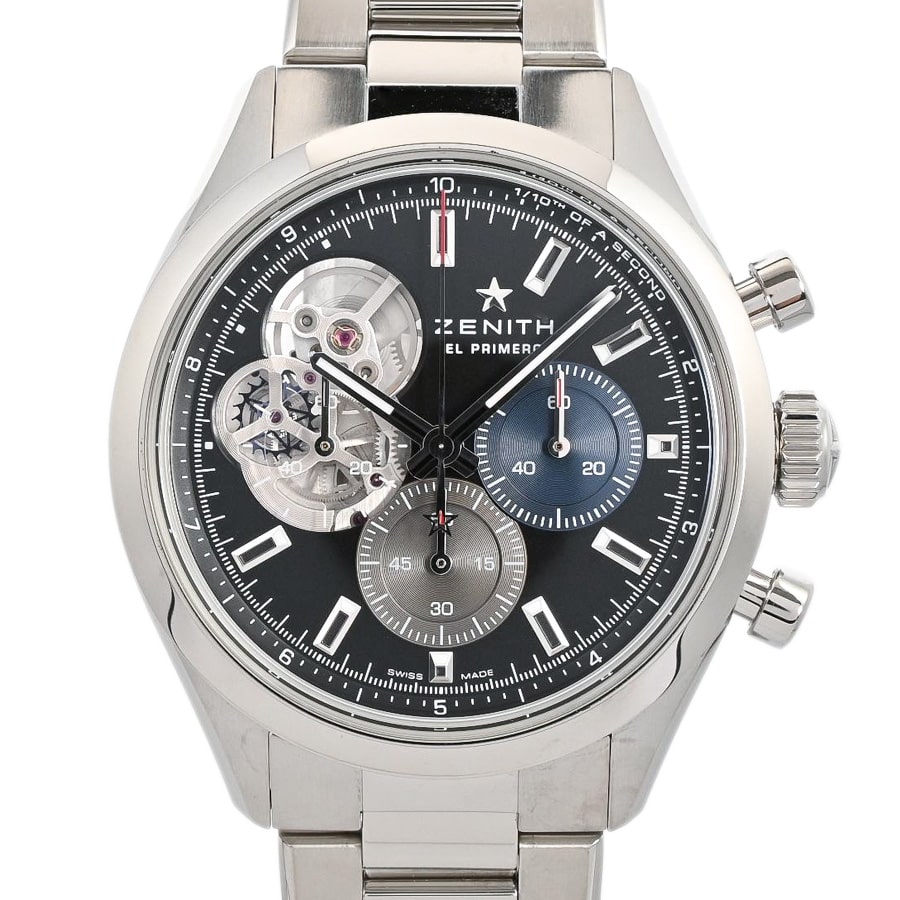 【中古A品】  ゼニス クロノマスター オープン  03.3300.3604/21.M330 ステンレス 新宿歌舞伎町店