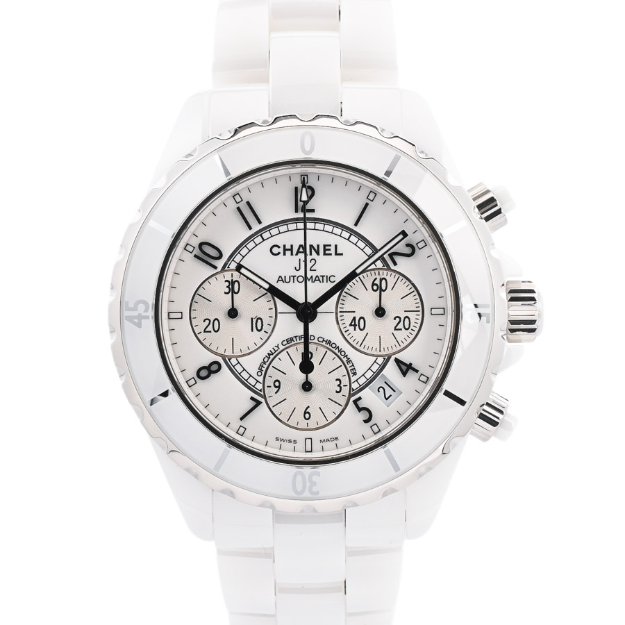 【中古A品】  シャネル J12 クロノグラフ 41mm  H1007 セラミック 元町本店