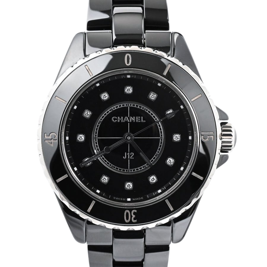 【中古A品】  シャネル J12 33mm  H5701 セラミック 元町本店
