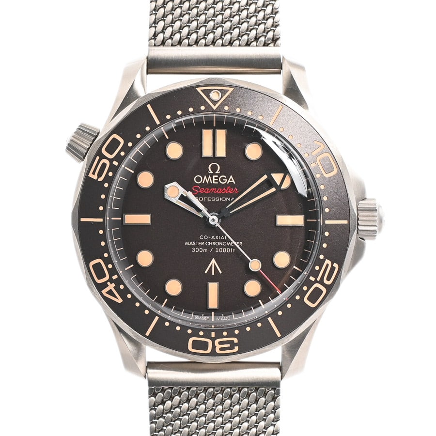 【中古A品】  オメガ シーマスター ダイバー300 コーアクシャル 007エディション  210.90.42.20.01.001 チタニウム 元町本店