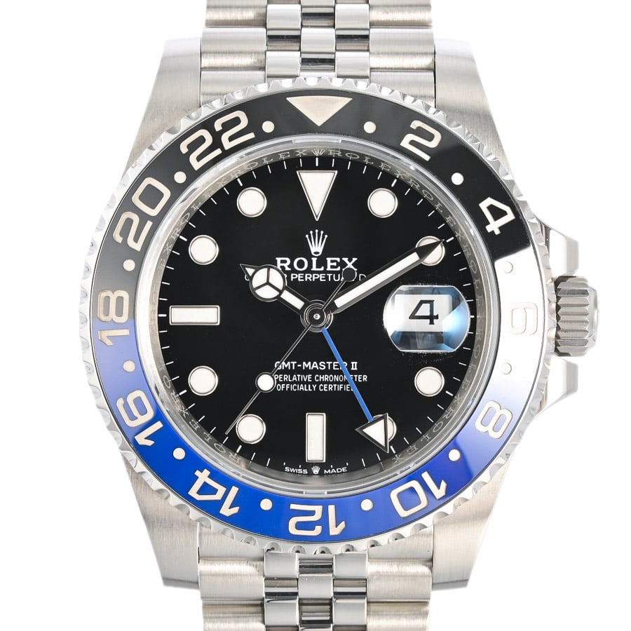 【中古A品】  ロレックス GMTマスター2  126710BLNR/J ステンレス 銀座