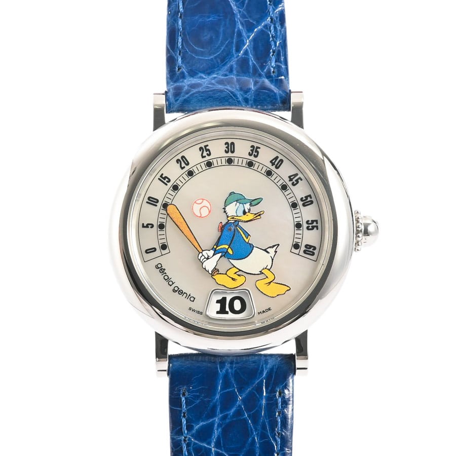 【中古A品】  ジェラルドジェンタ レトロファンタジー 36mm  G.3632 ステンレス SHIBUYA