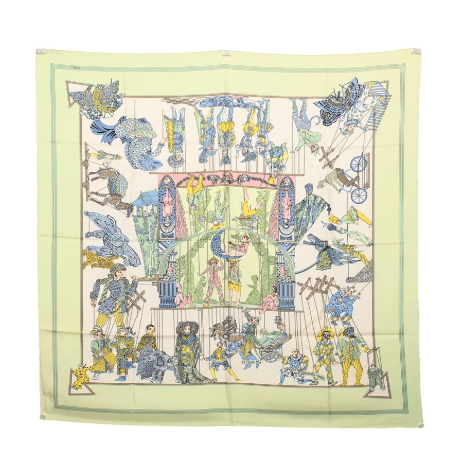 【中古A品】  エルメス カレ90   シルク 新宿歌舞伎町店