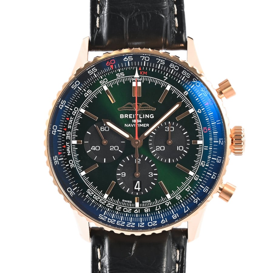 【中古A品】  ブライトリング ナビタイマー B01 クロノグラフ46  RB0137241L1P1 ローズゴールド 横浜関内店