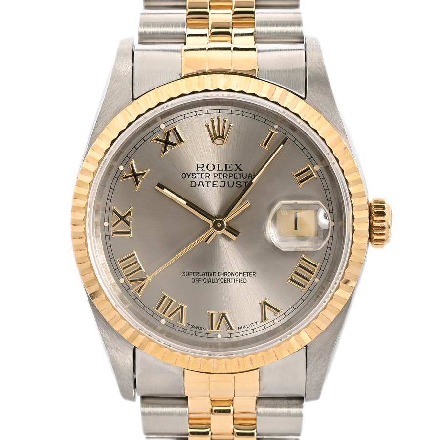デイトジャスト シルバーローマン ケース:約36mm/ブレスサイズ:約18.5cm