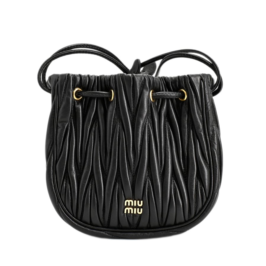 【中古A品】  ミュウミュウ ハンドバッグ  5ND022 ナッパ THE YOKOHAMA FRONT