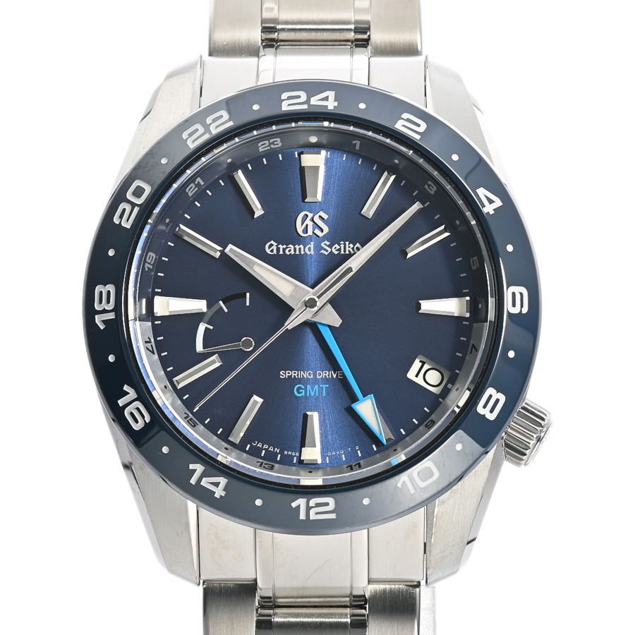 【中古A品】  グランドセイコー スポーツコレクション スプリングドライブ GMT  SBGE255 ステンレス SHIBUYA