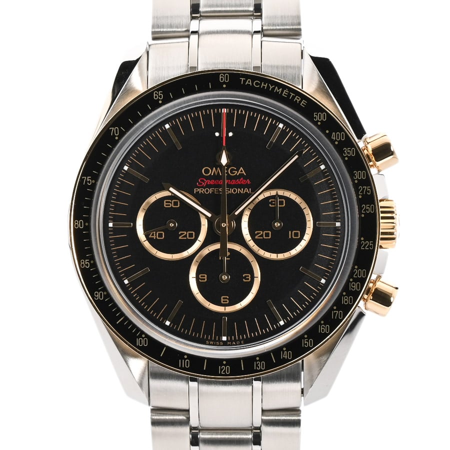 【中古A品】  オメガ スピードマスター 東京2020  522.20.42.30.01.001 ステンレス/イエローゴールド 銀座