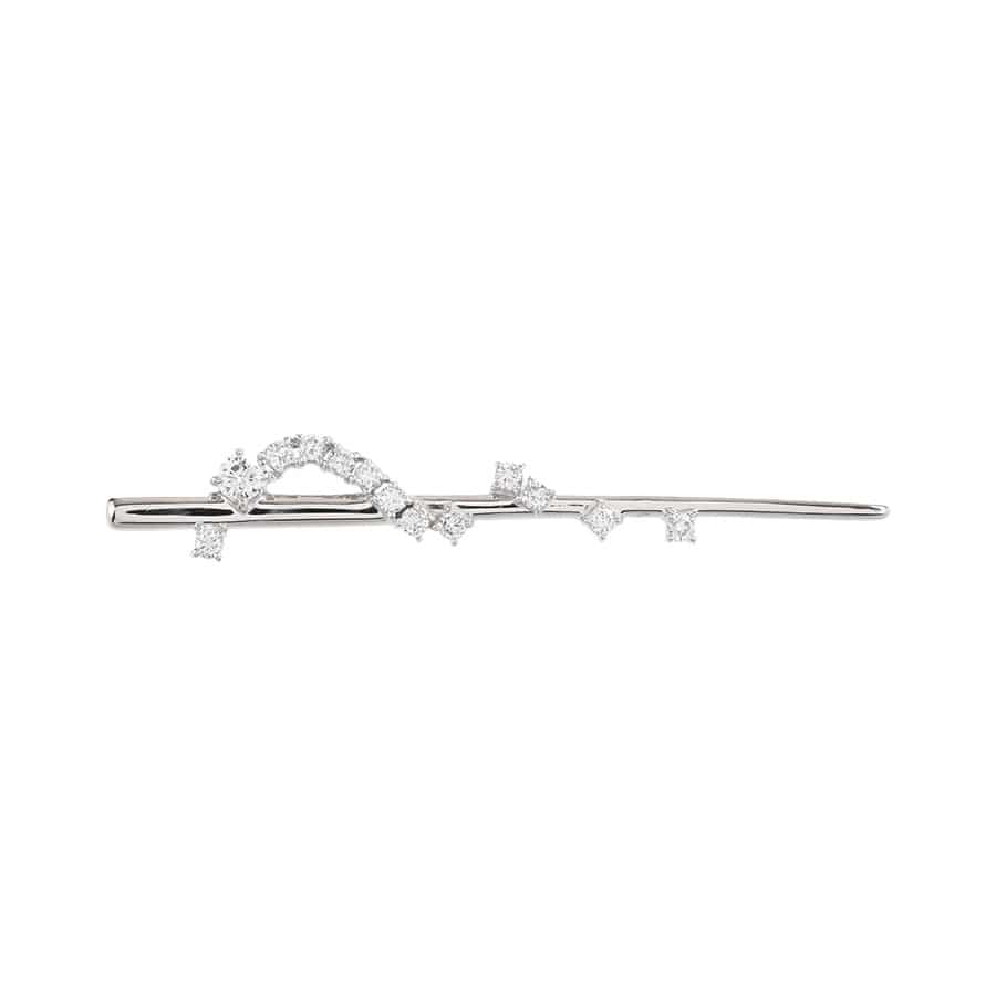 【中古A品】  タサキ ダイヤ ブローチ   Pt900 銀座