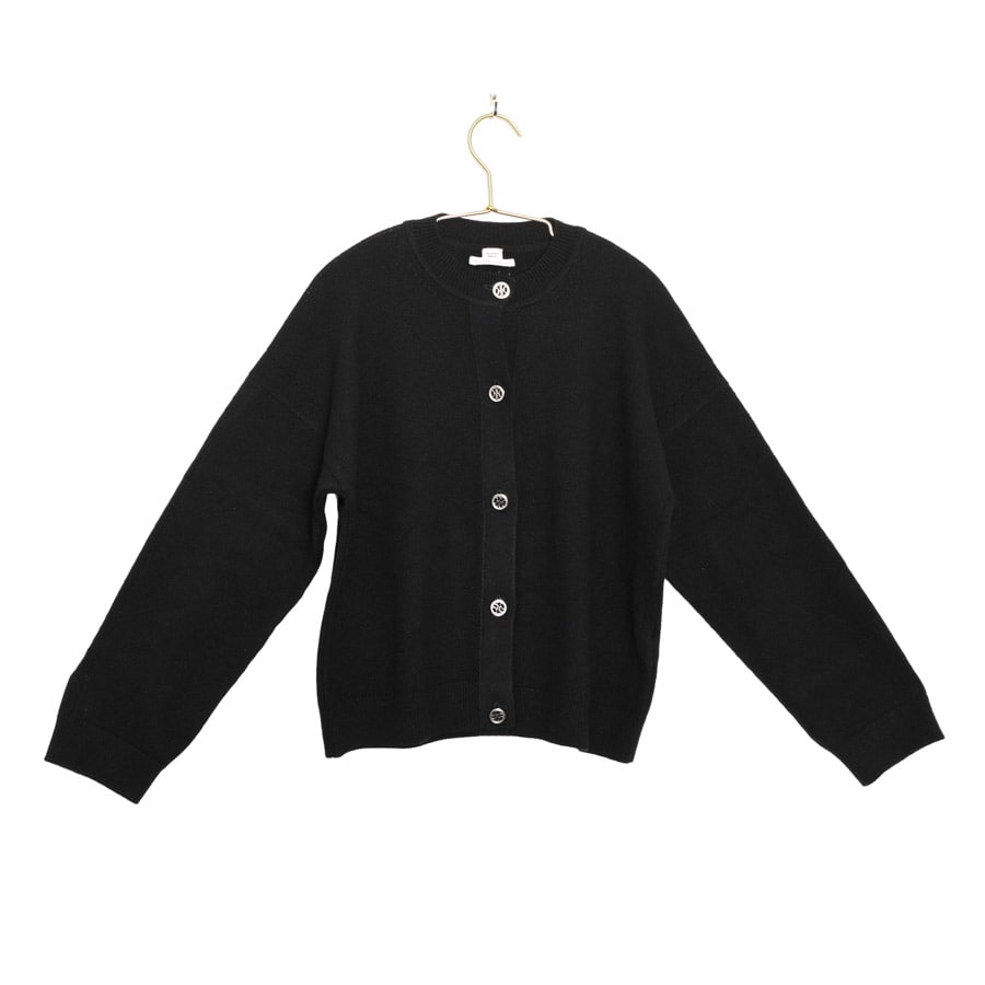【中古A品】  エルメス Hリフトカーディガン  6E2721D12 カシミア THE YOKOHAMA FRONT