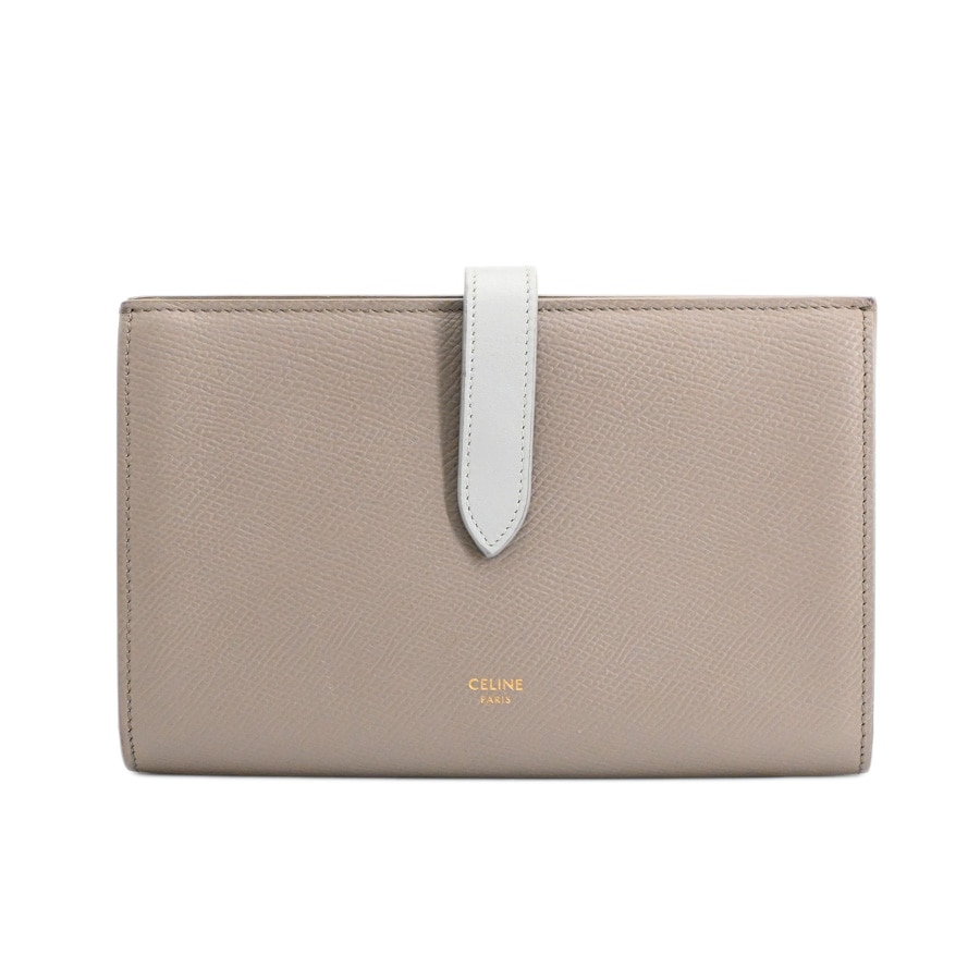 【中古AB品】  セリーヌ ラージストラップウォレット  10B633 カタオシレザー 元町本店