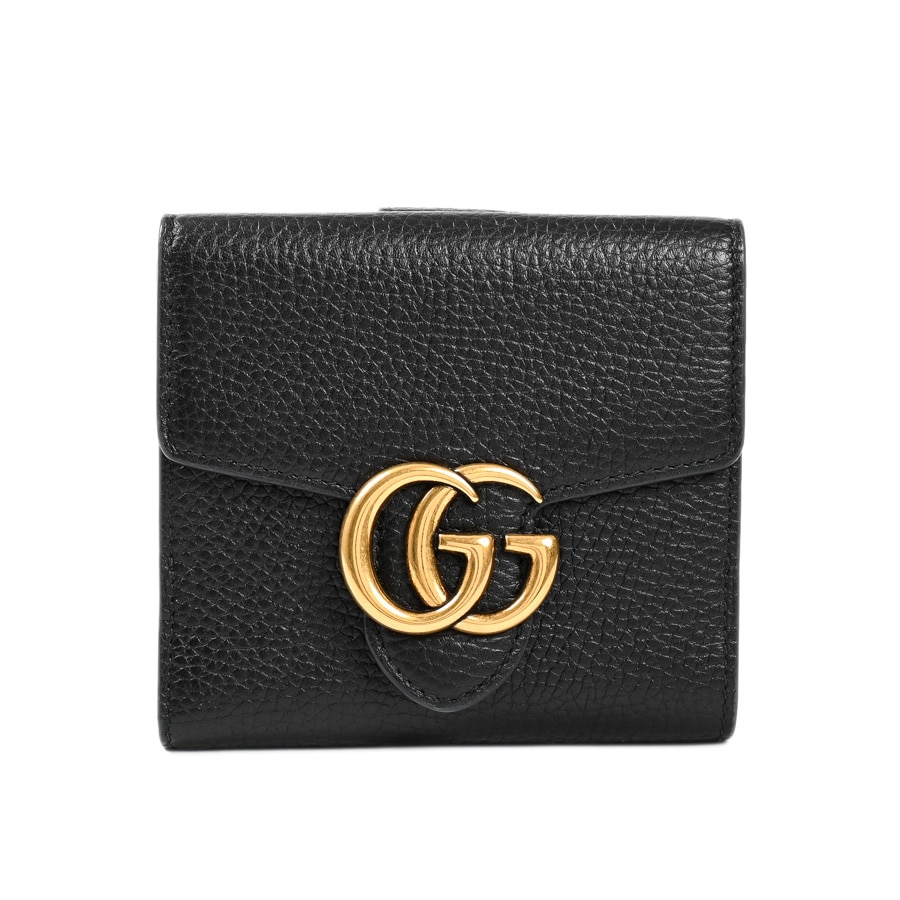 【中古A品】  グッチ GGマーモントコンパクトウォレット GGマーモント 782749 カタオシレザー 横浜関内店