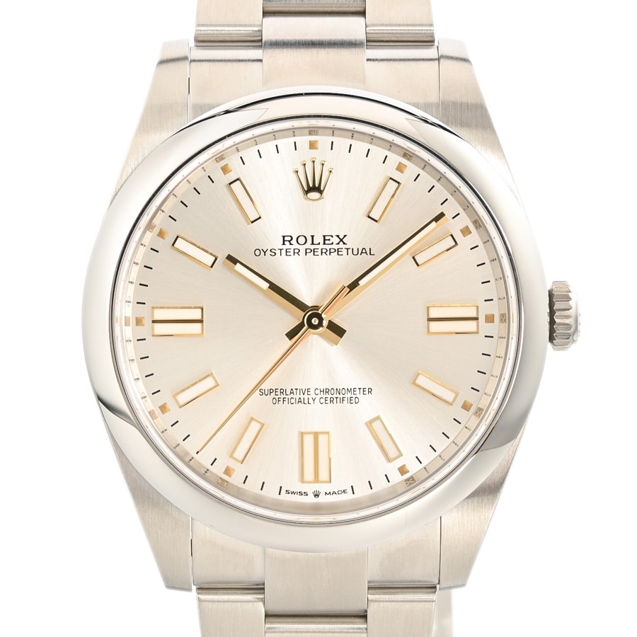 オイスターパーペチュアル41 シルバー ケース:約41mm/ブレスサイズ:約18cm