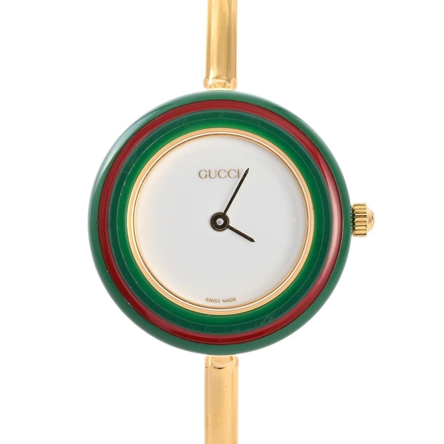 【中古A品】  グッチ チェンジベゼル  11/12.2 ゴールドメッキ SHIBUYA