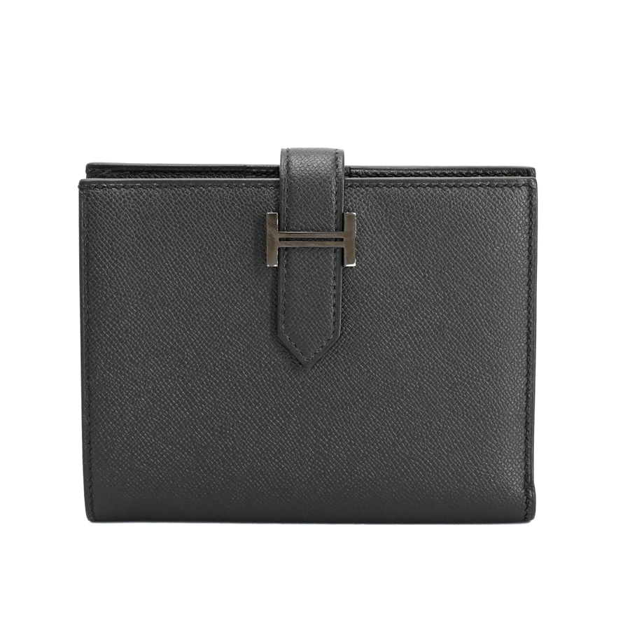 【中古AB品】  エルメス ベアンコンパクトモノクローム   ヴォーマダム 元町本店