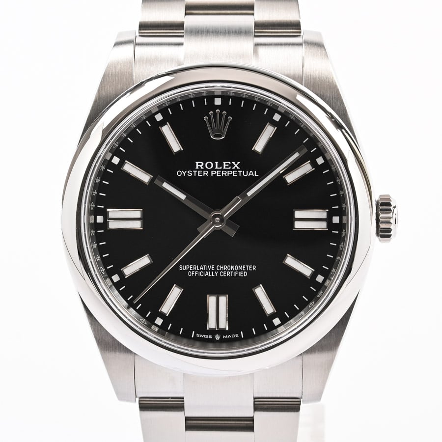 オイスターパーペチュアル41 ブラック ケース:約41mm/ブレスサイズ:18cm