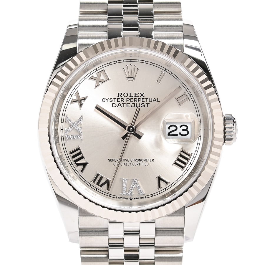 デイトジャスト36 シルバー69 ケース:約36mm/ブレスサイズ:約18.5cm