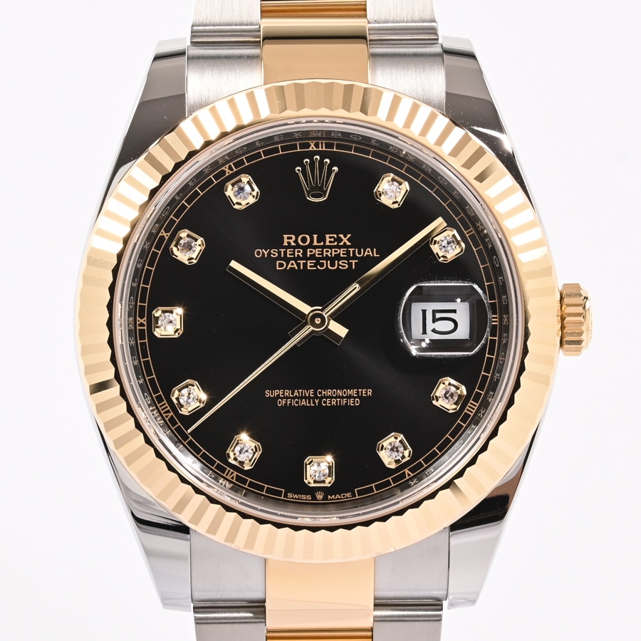 デイトジャスト 41 ブラック ケース:約41mm/ブレスサイズ:18cm