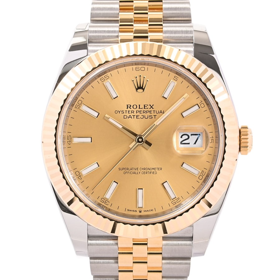 【新品】  ロレックス デイトジャスト41  126333/J ステンレス/イエローゴールド 新宿歌舞伎町店