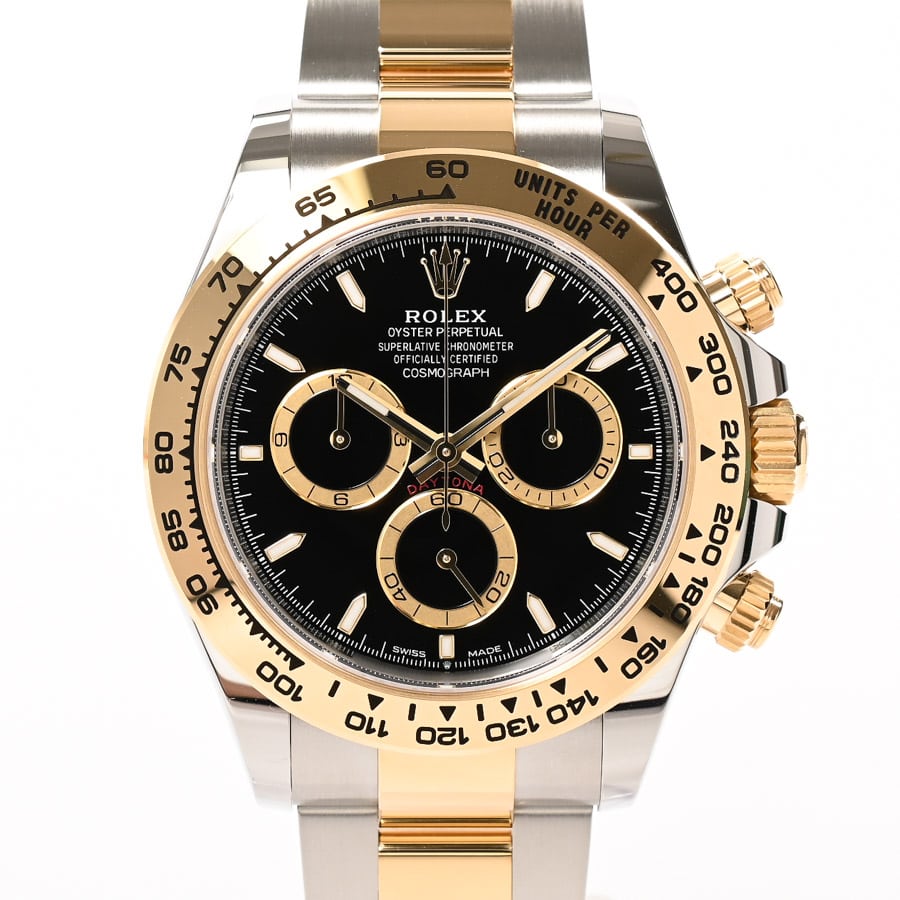 デイトナ ブラックイエロー ケース:約40mm/ブレスサイズ:約19.5cm