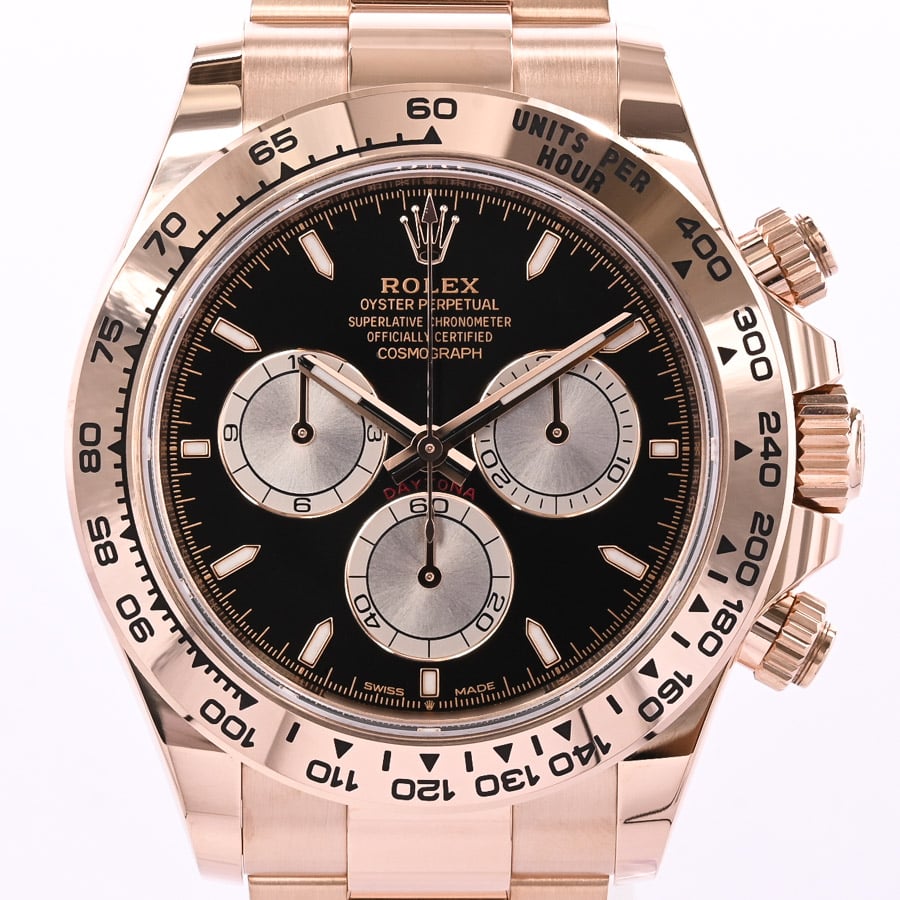 デイトナ ブラック・サンダスト ケース:約40mm/ブレスサイズ:約18.5cm