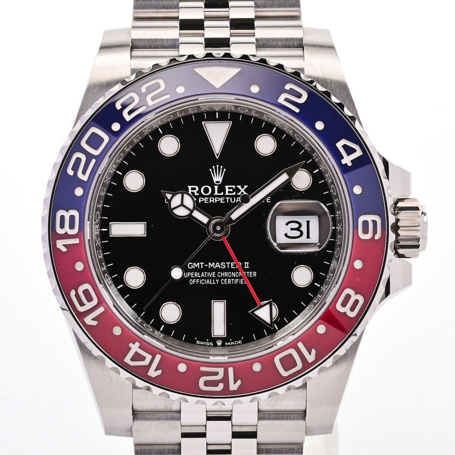 GMTマスター2 ブラック ケース:約40mm/ブレスサイズ:18cm