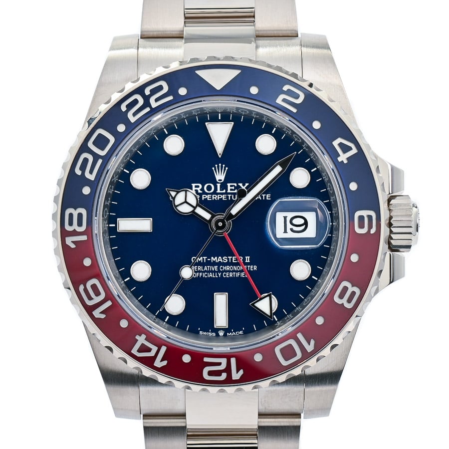 GMTマスター2 ブルー / ミッドナイトブルー ケース:約40mm/ブレスサイズ:約19cm