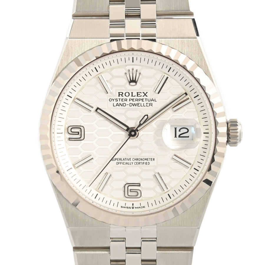 【新品】  ロレックス ランドドゥエラー36  127234 ステンレス/ホワイトゴールド 銀座