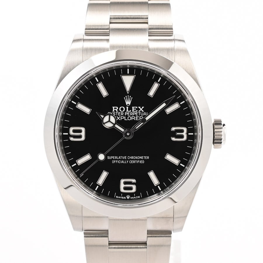 エクスプローラー40 ブラック369 ケース:約40mm/ブレスサイズ:18.5cm
