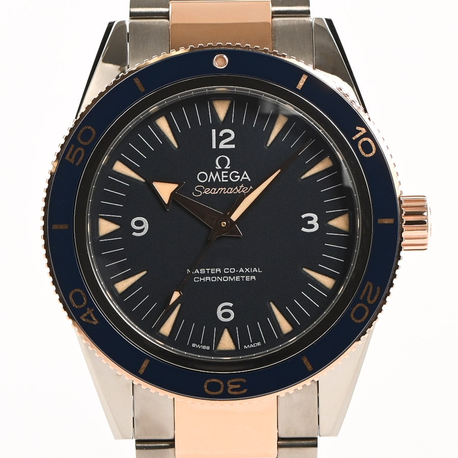 シーマスター 300 マスター コーアクシャル 41MM ブラック ケース:約41mm/ブレスサイズ:約20.5cm