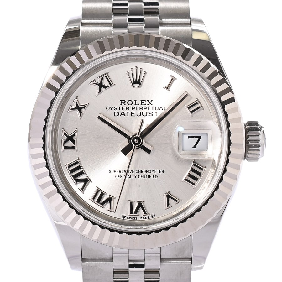 デイトジャスト 28 シルバーローマン ケース:約28mm/ブレスサイズ:約16cm