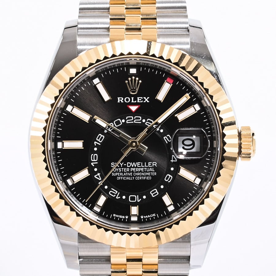 スカイドゥエラー ブラック ケース:約42mm/ブレスサイズ:18.5cm