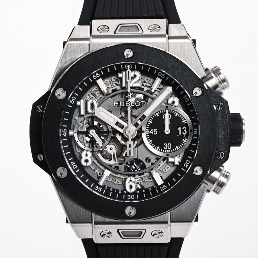 ビッグバン ウニコ チタニウム セラミック スケルトン ケース:約42mm