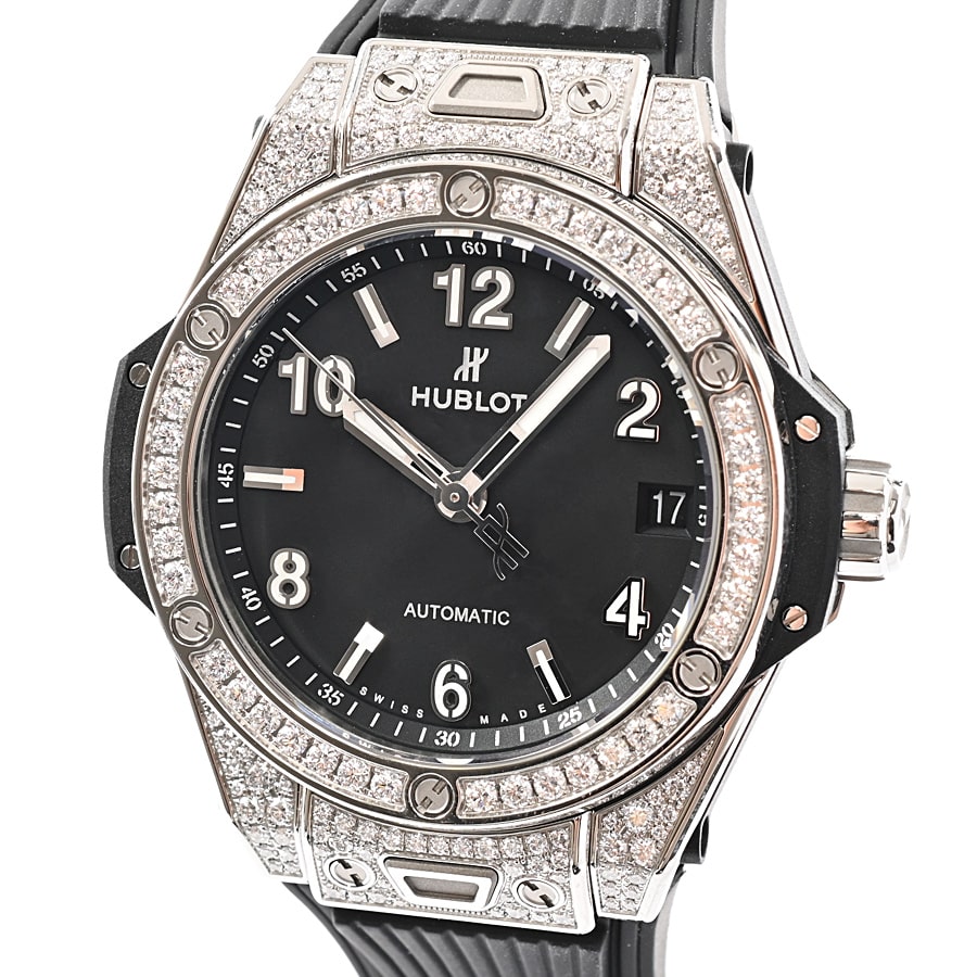 HUBLOT ウブロ　ワンクリックベルト Big Bang One Click King Gold White Pavé 33 mm | Hublot