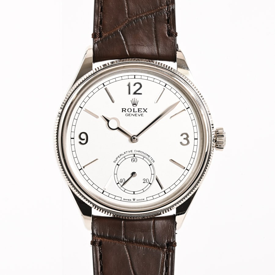 1908 ホワイト ケース:約39mm