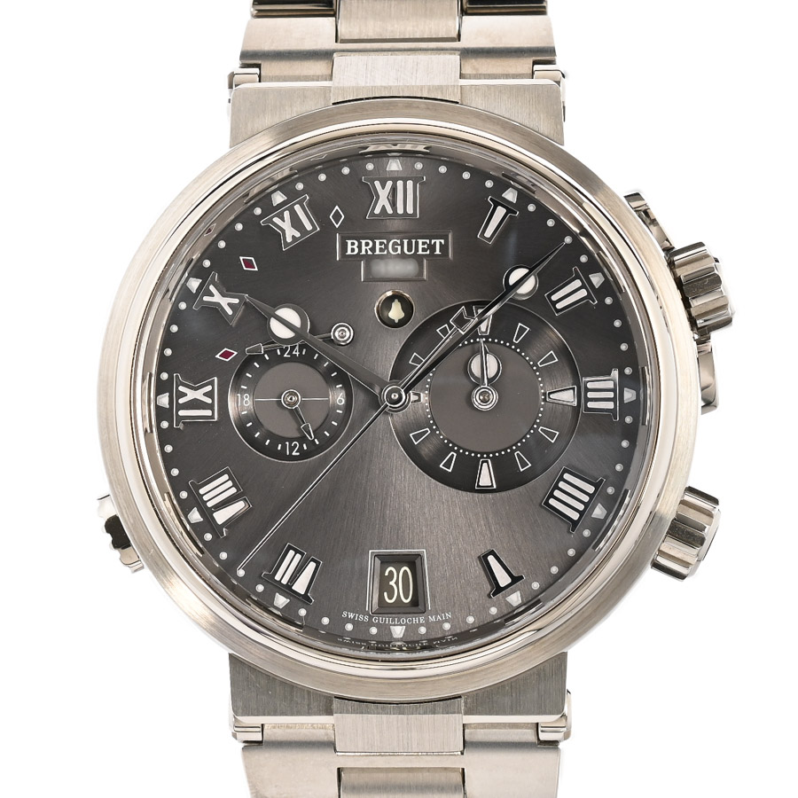 【新品】  ブレゲ マリーン アラーム ミュージカル  5547TI/G2/TZ0 ステンレス 銀座