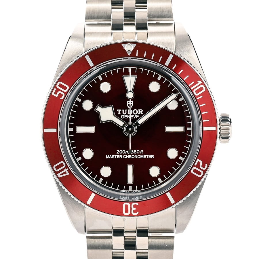 ブラックベイ fifty-eight レッド ケース:約39mm/ブレスサイズ:約19.5cm