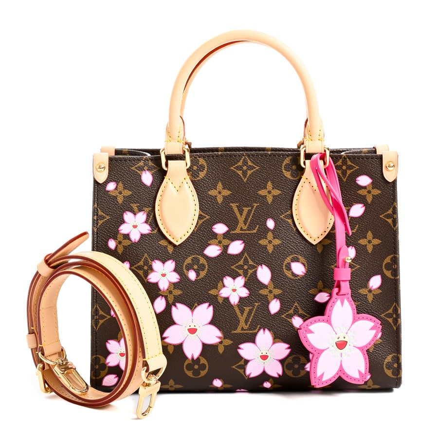LVxTMオンザゴーPM ブラウン 約W25xH19xD11.5cm