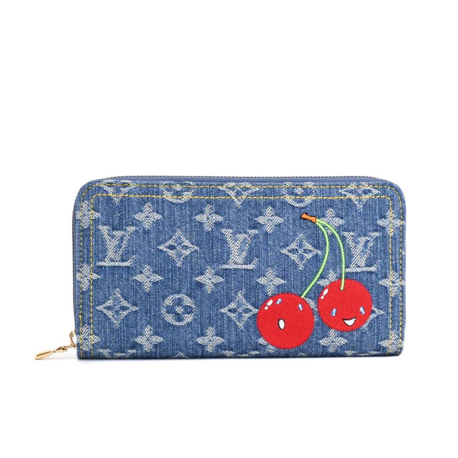 【新品】  ルイヴィトン LVxTMジッピーウォレット モノグラムデニム M23161  銀座