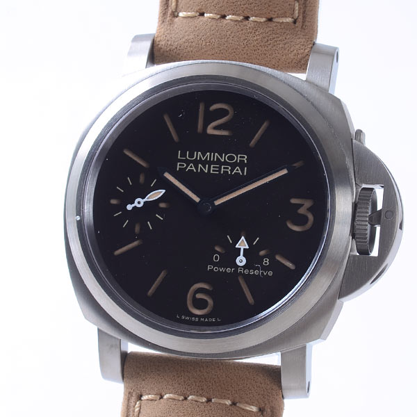 ルミノール 8デイズ パワーリザーブ チタニオ ケース:約45(実寸)mm