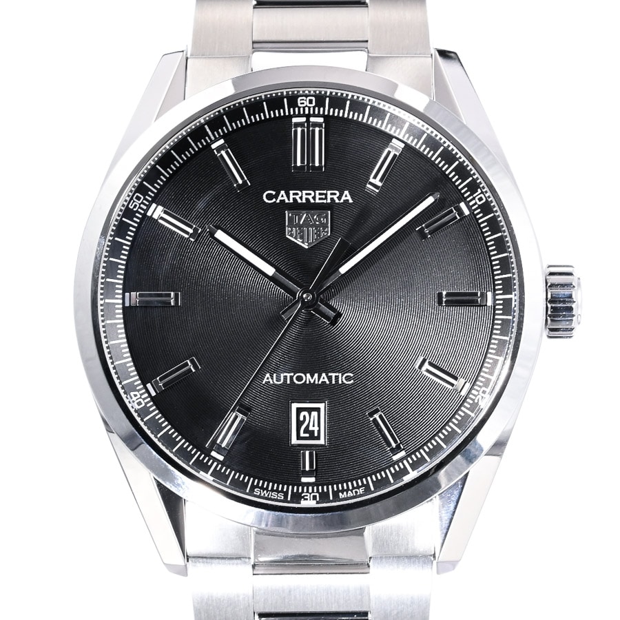 カレラ キャリバー5 デイト ブラック ケース:約39mm/ブレスサイズ:約19.5cm