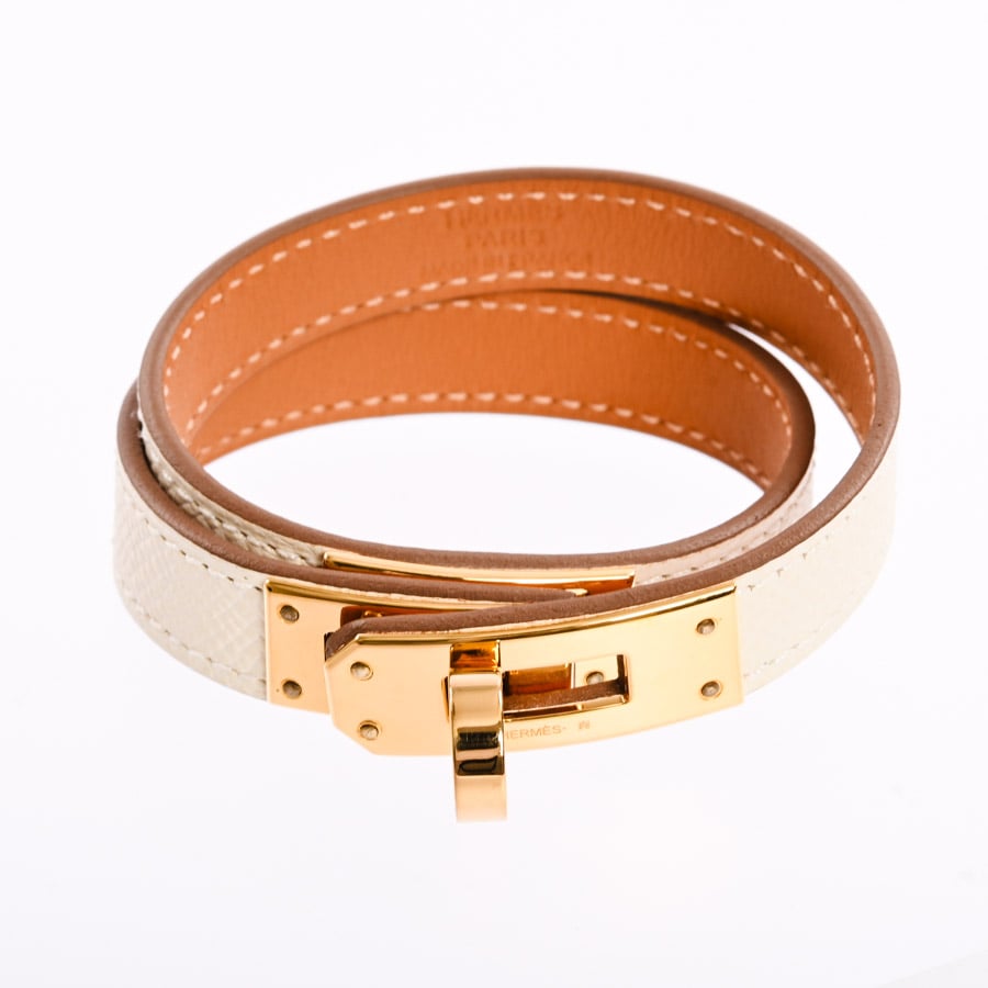 HERMES ケリードゥブルトゥール レザーブレスレット 《ケリー》 ドゥブルトゥール | Hermès