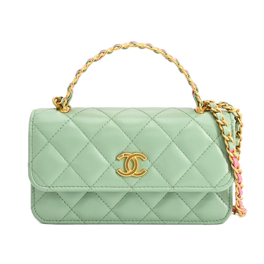 フラップフォンケース | AP3242 | ラムスキン | 中古A品| レディース